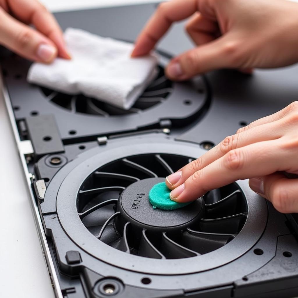 Cleaning Laptop Fan and Dust Removal