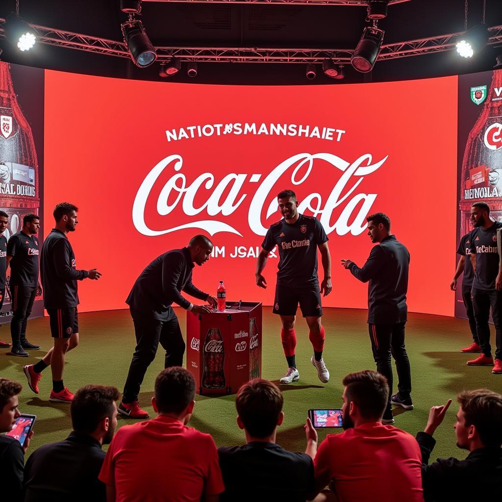 Coca-Cola and Nationalmannschaft promotional event