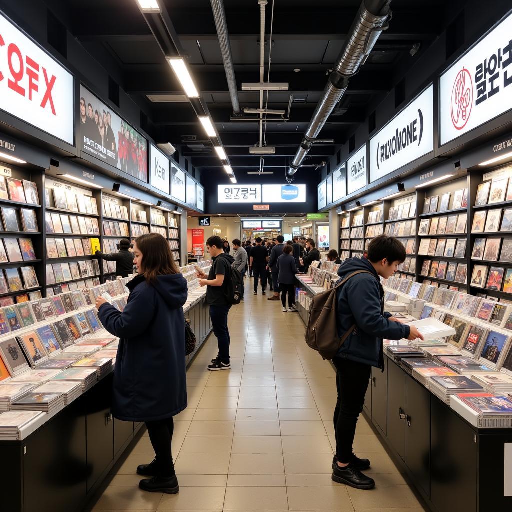 Kpop Album Stores in COEX