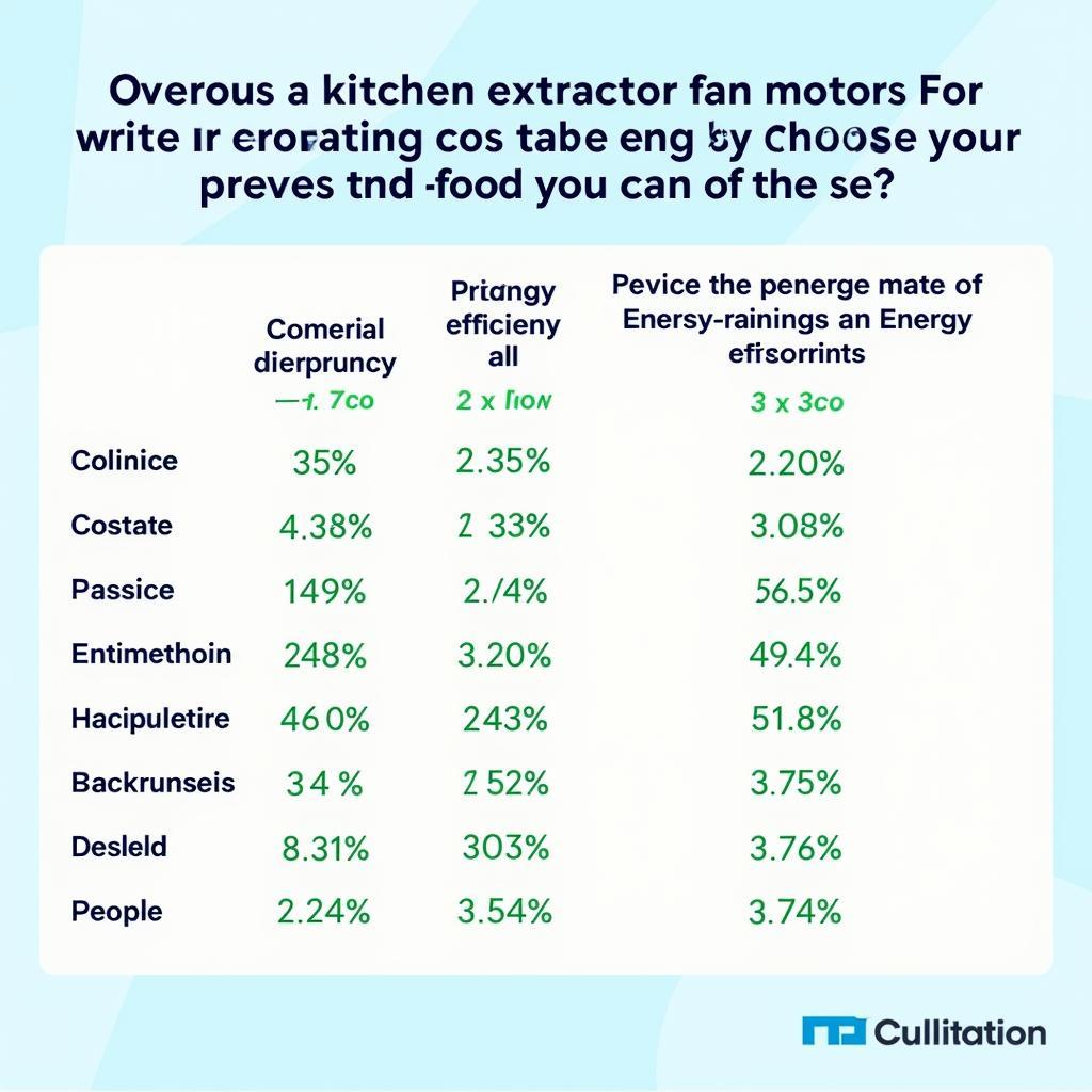 Commercial Kitchen Extractor Fan Motor Efficiency Chart