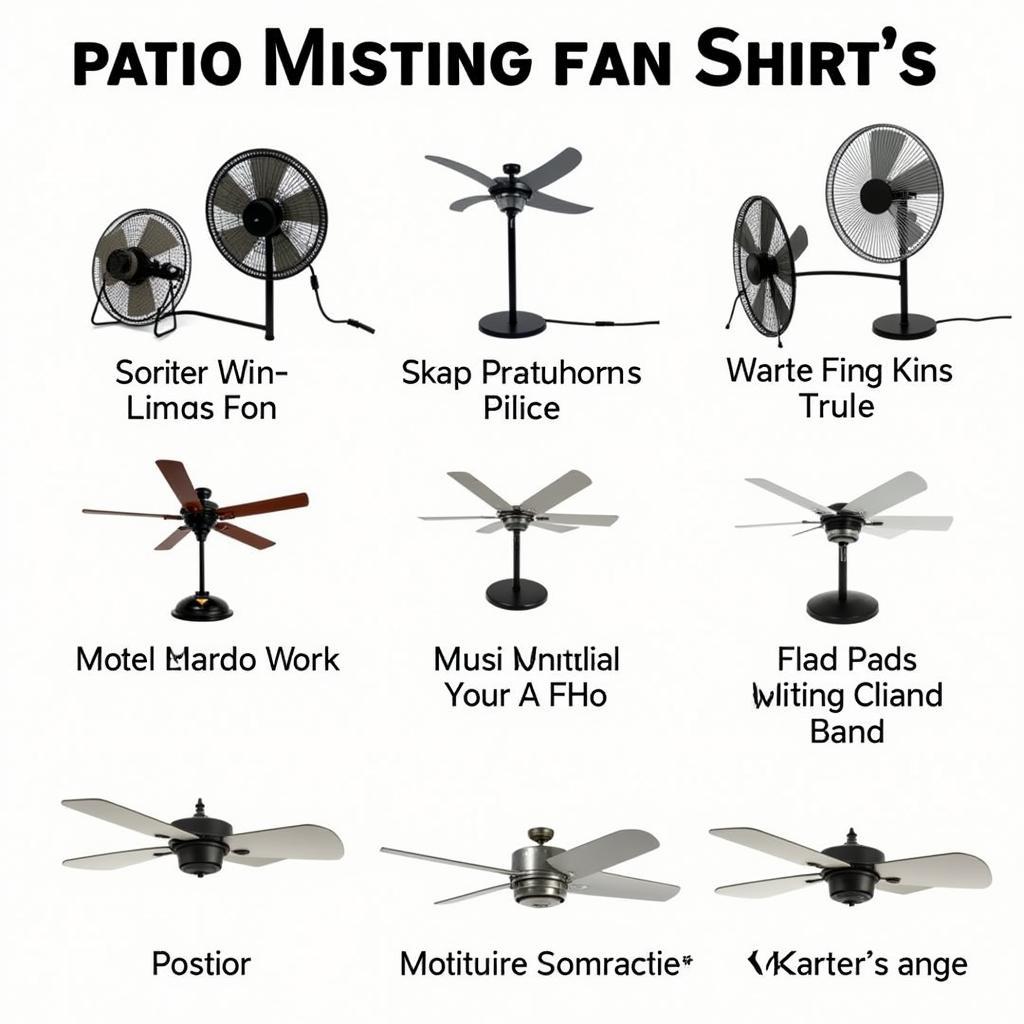 Comparing Different Patio Misting Fan Models