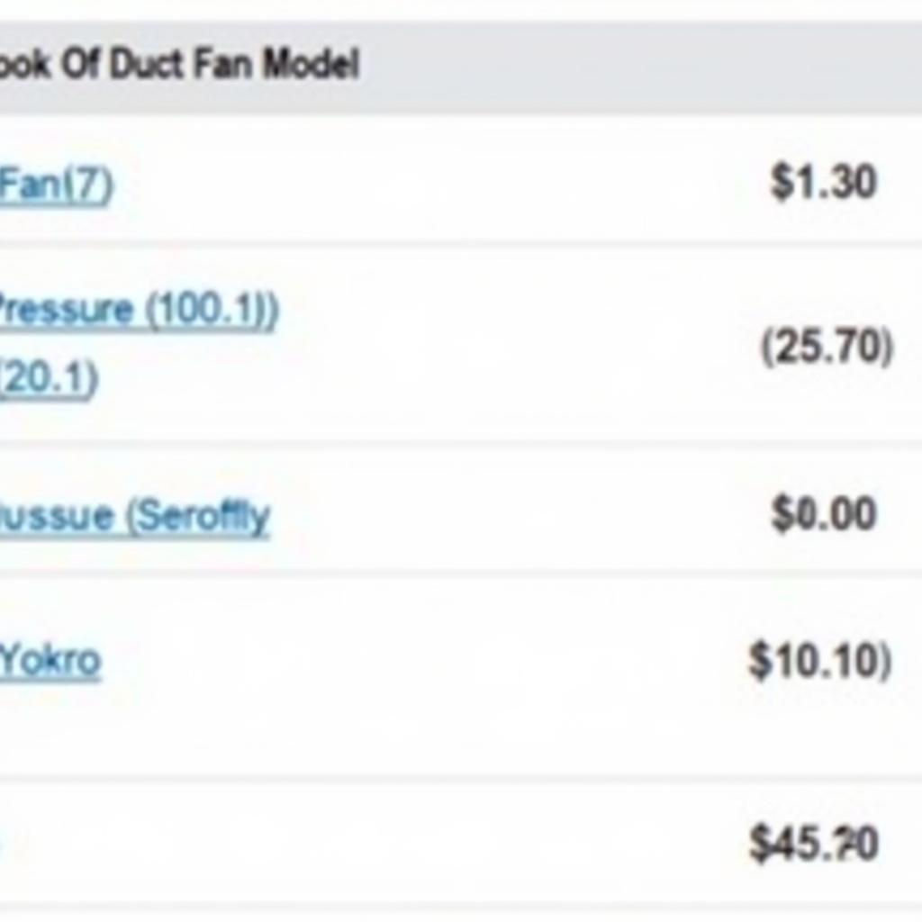 Comparing Duct Fan Prices