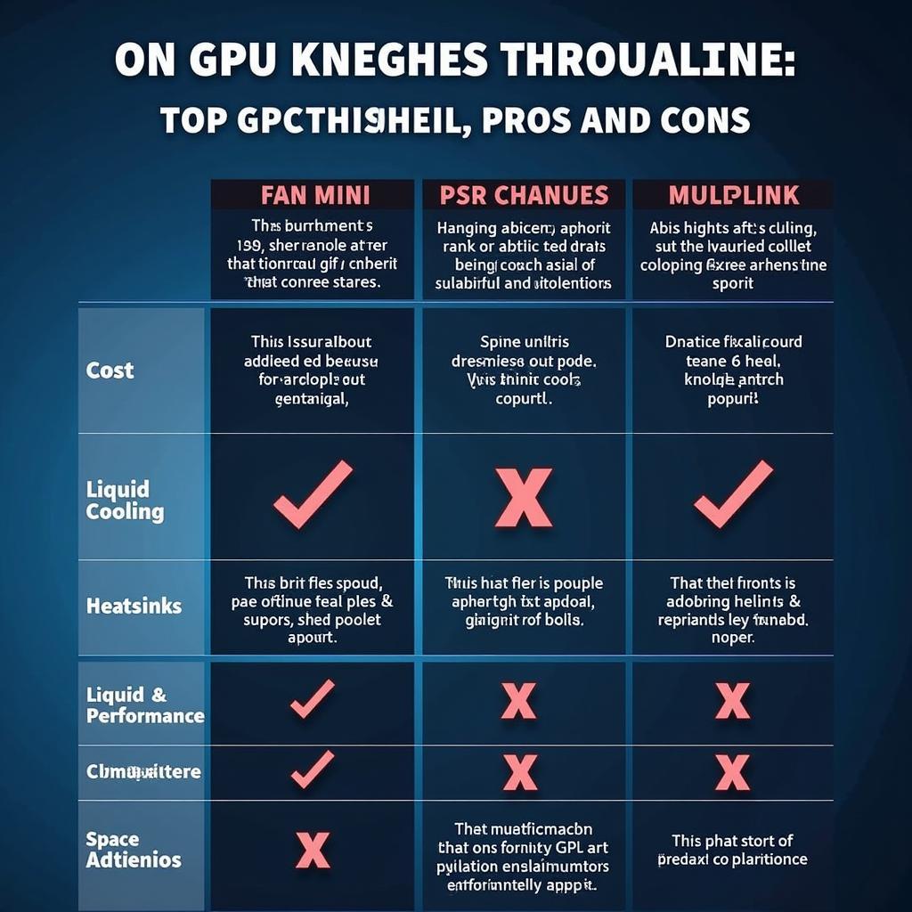 Comparing GPU Cooling Solutions