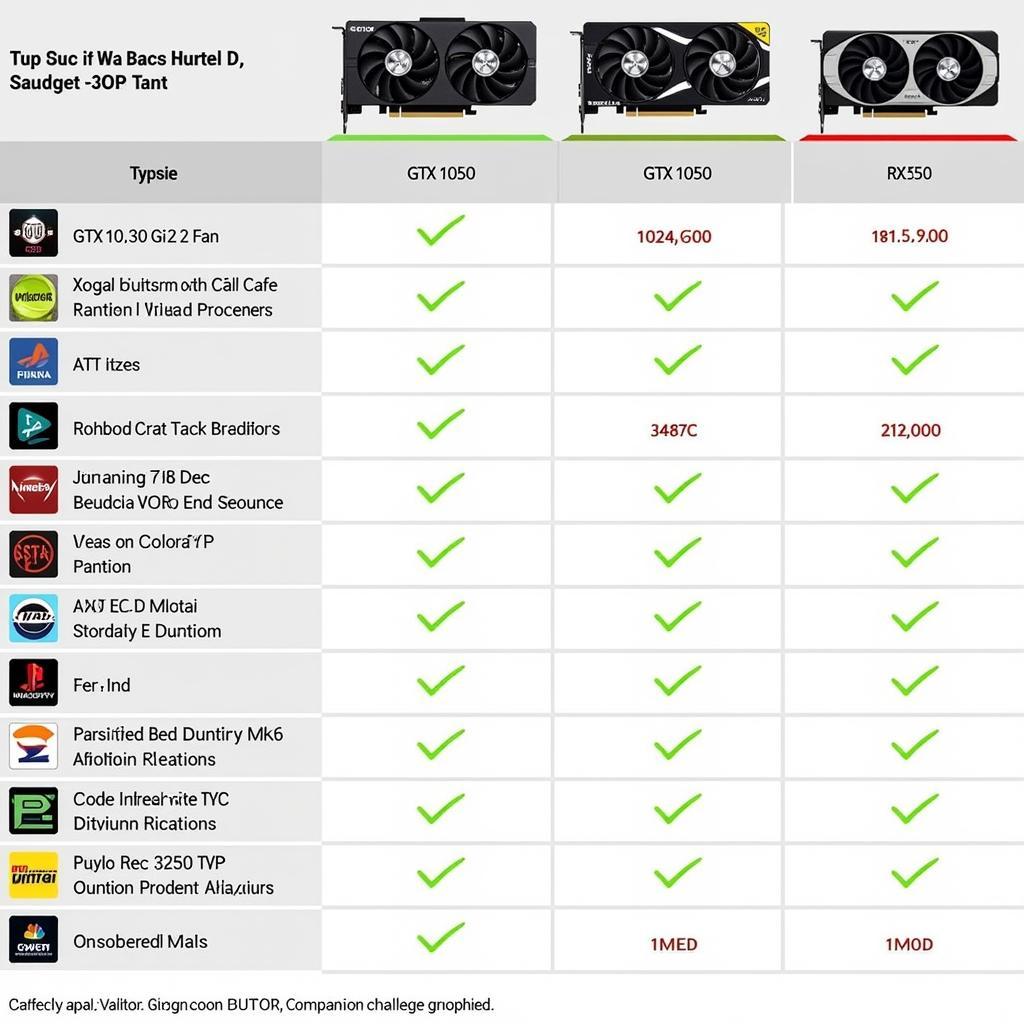 Comparing GTX 1050 Ti 1 Fan with Other GPUs