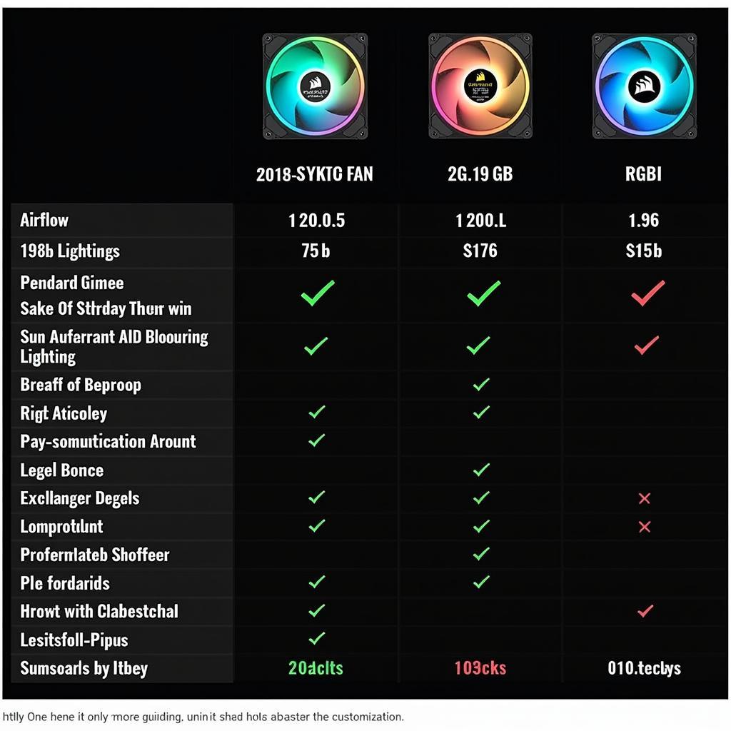 Comparing LL120 with Other RGB Fans