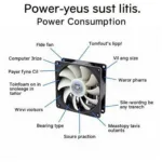 Computer Fan Power Consumption Factors