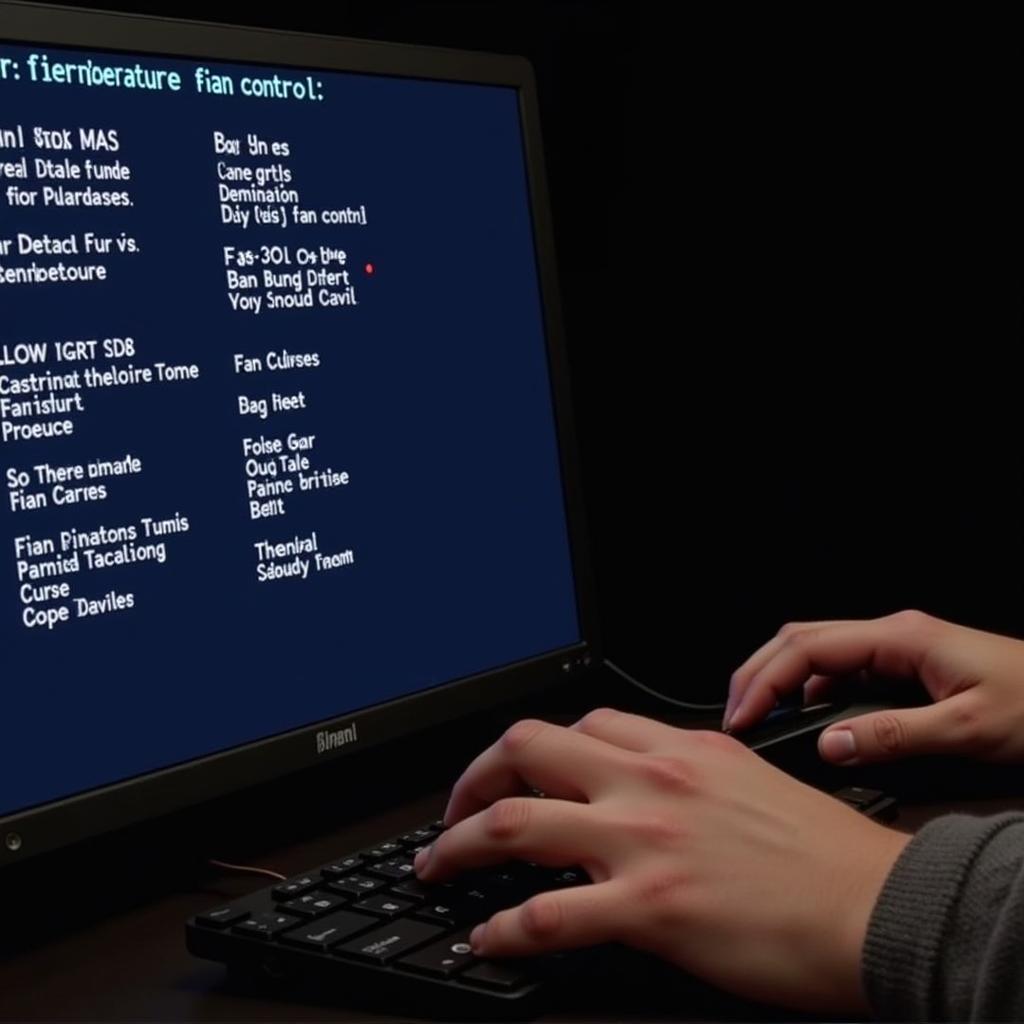 Adjusting Computer Fan Settings