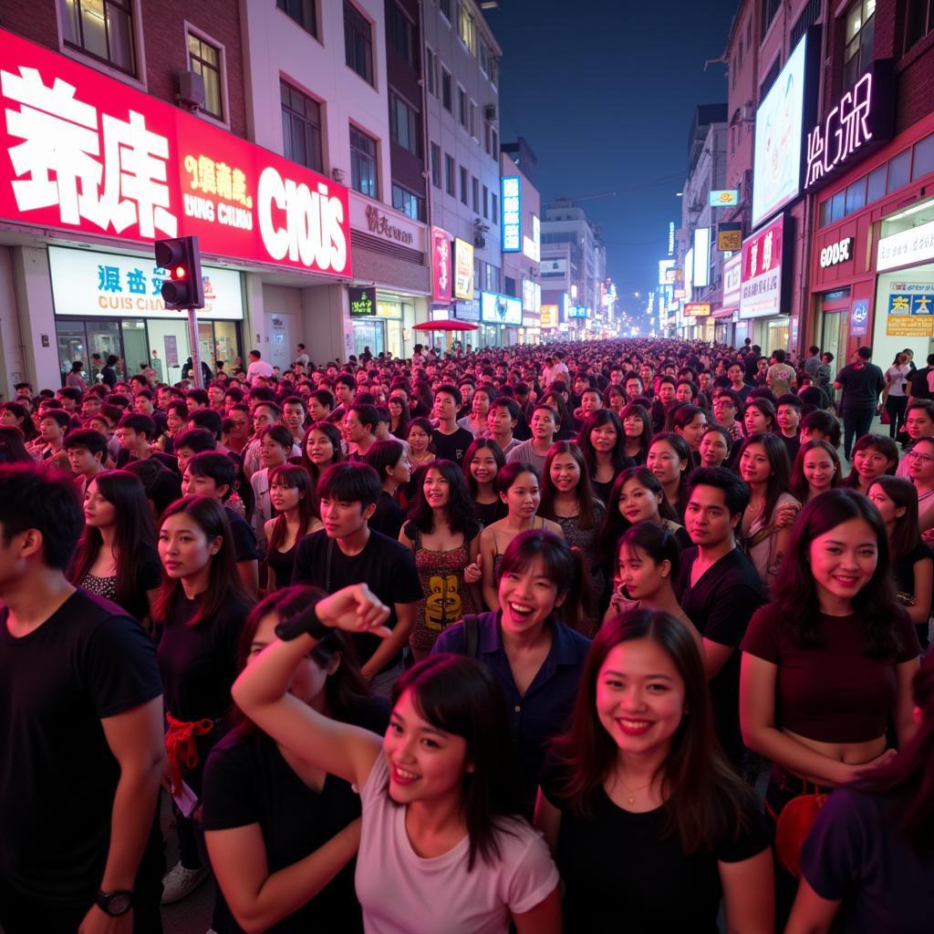 Vietnamese Fans Gathering for Conan Movie Premiere