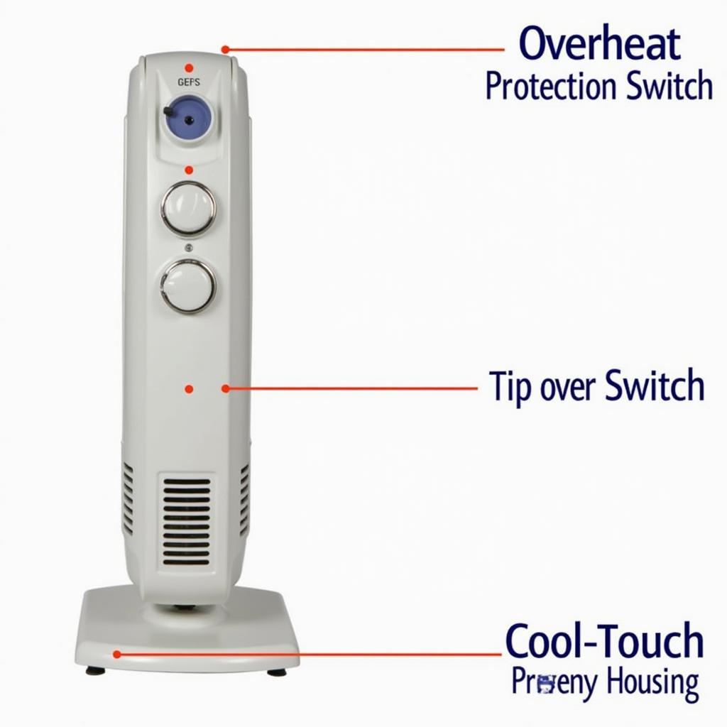 Convector Heater with Turbo Fan Safety Features