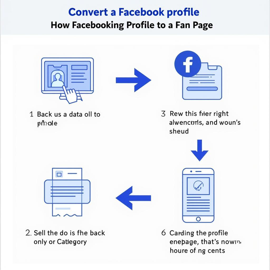 Steps to convert Facebook profile to a fan page