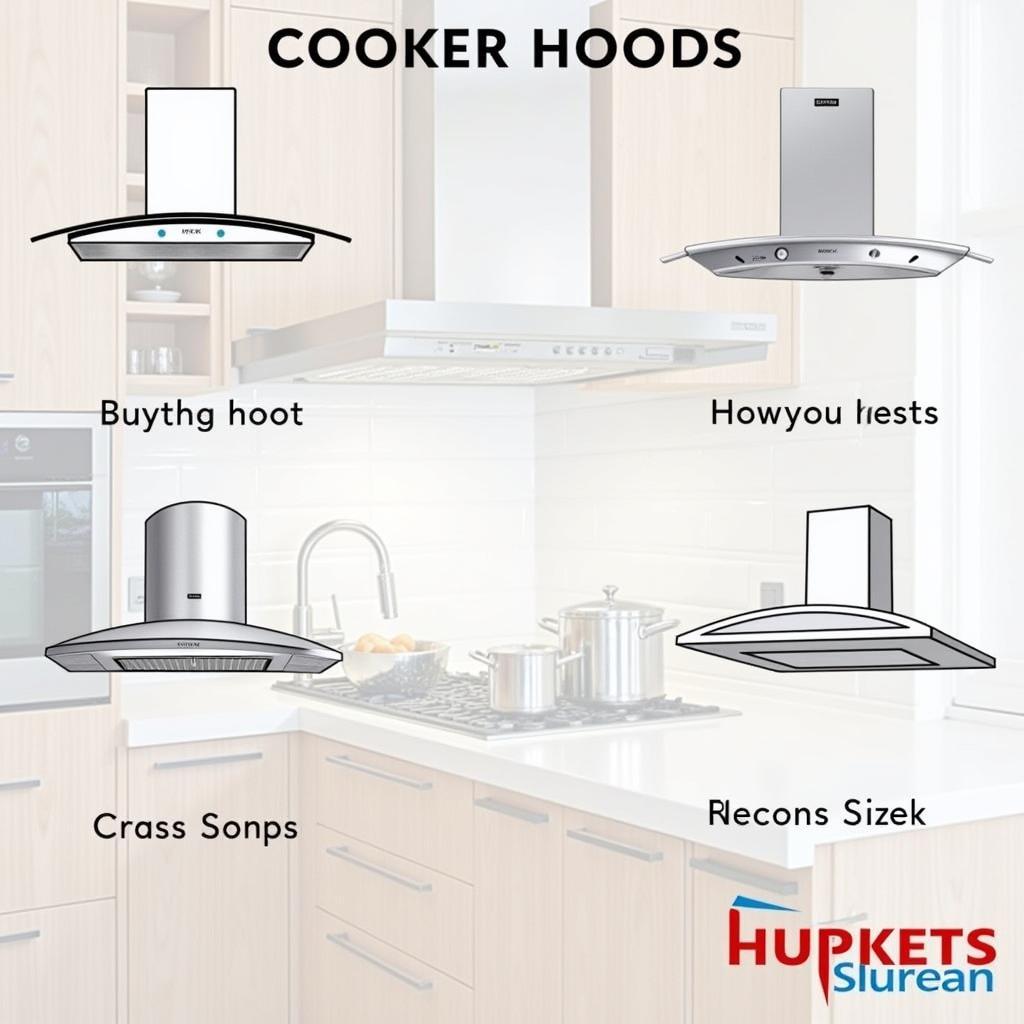 Different Types of Cooker Hoods: Wall-mounted, Island, Integrated, and Downdraft