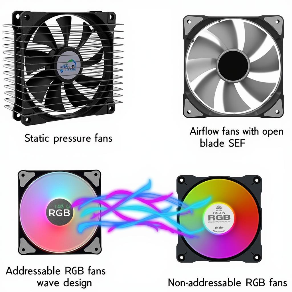 Different Types of Cool RGB Fan LEDs