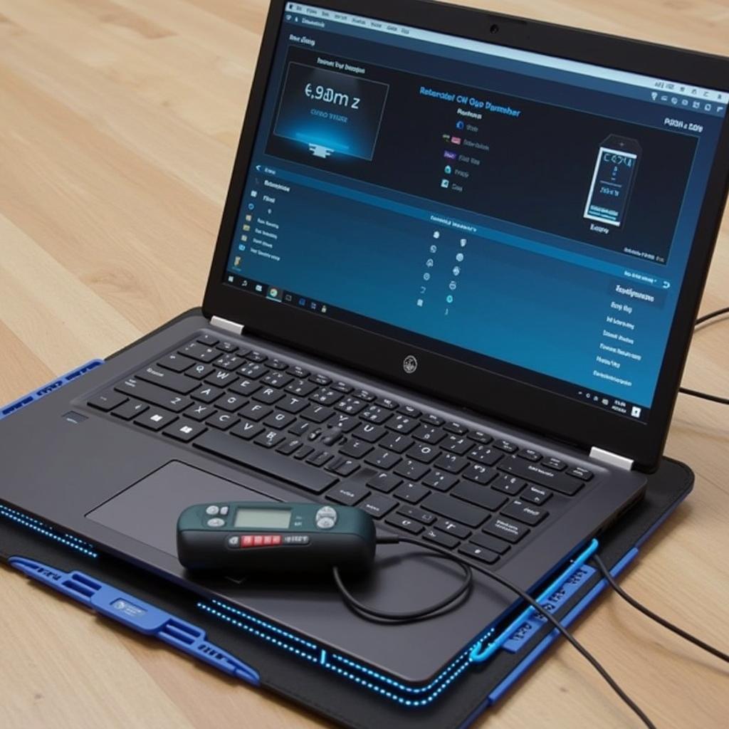 Coolcold K21 cooling pad effectively reducing laptop temperature