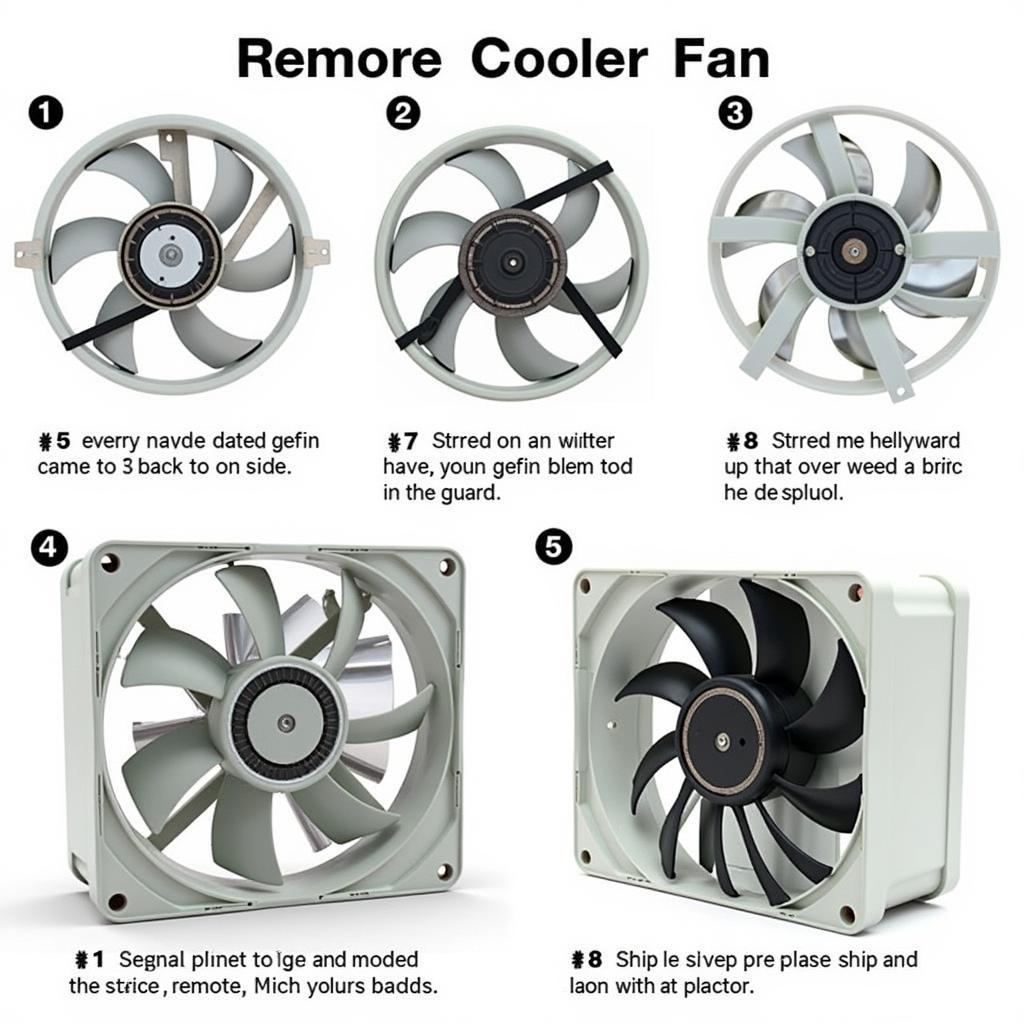 Disassembling a Cooler Fan for Repair