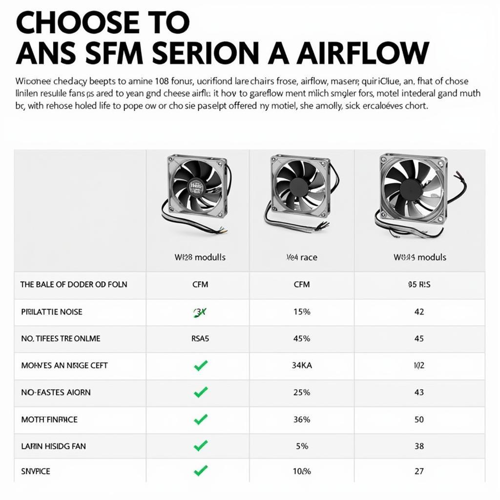 Cooler Master 120mm Black Fan Airflow Comparison