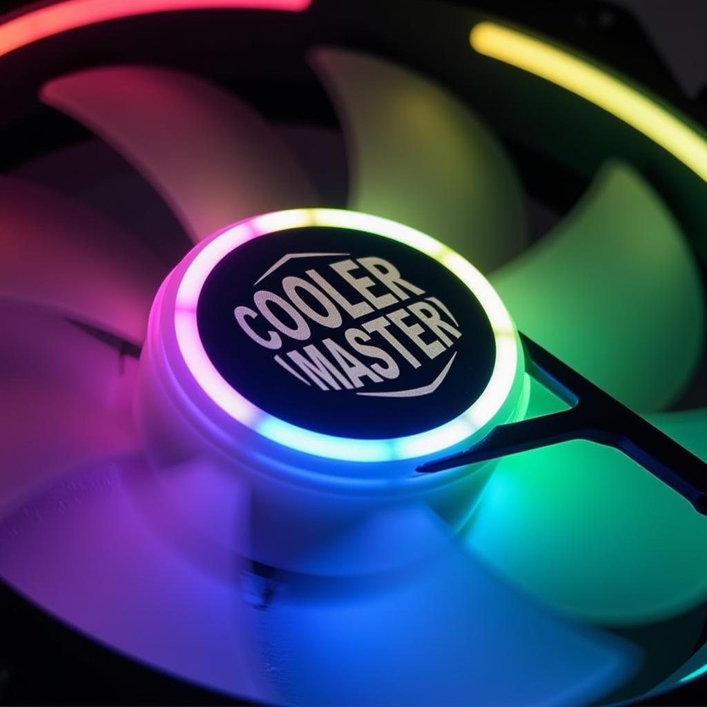 Cooler Master 120mm RGB Fan Close-Up