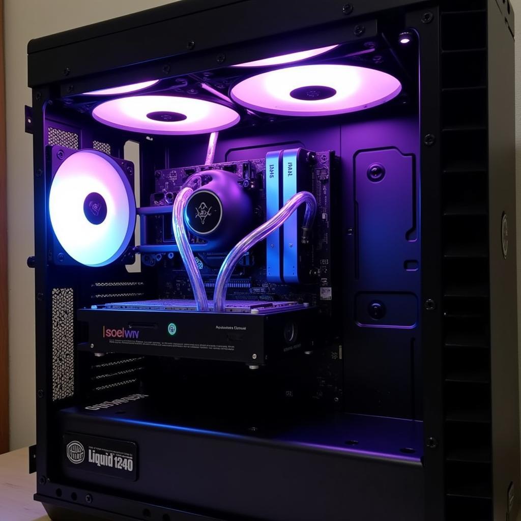 Cooler Master Liquid i240 Installed in PC Case