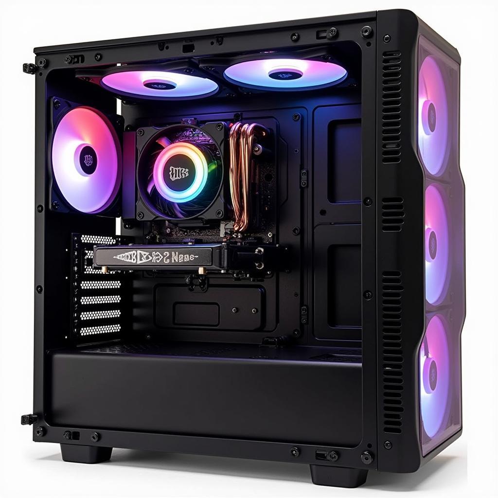 Cooler Master MasterFan MF120R RGB Fan Installed in PC Case