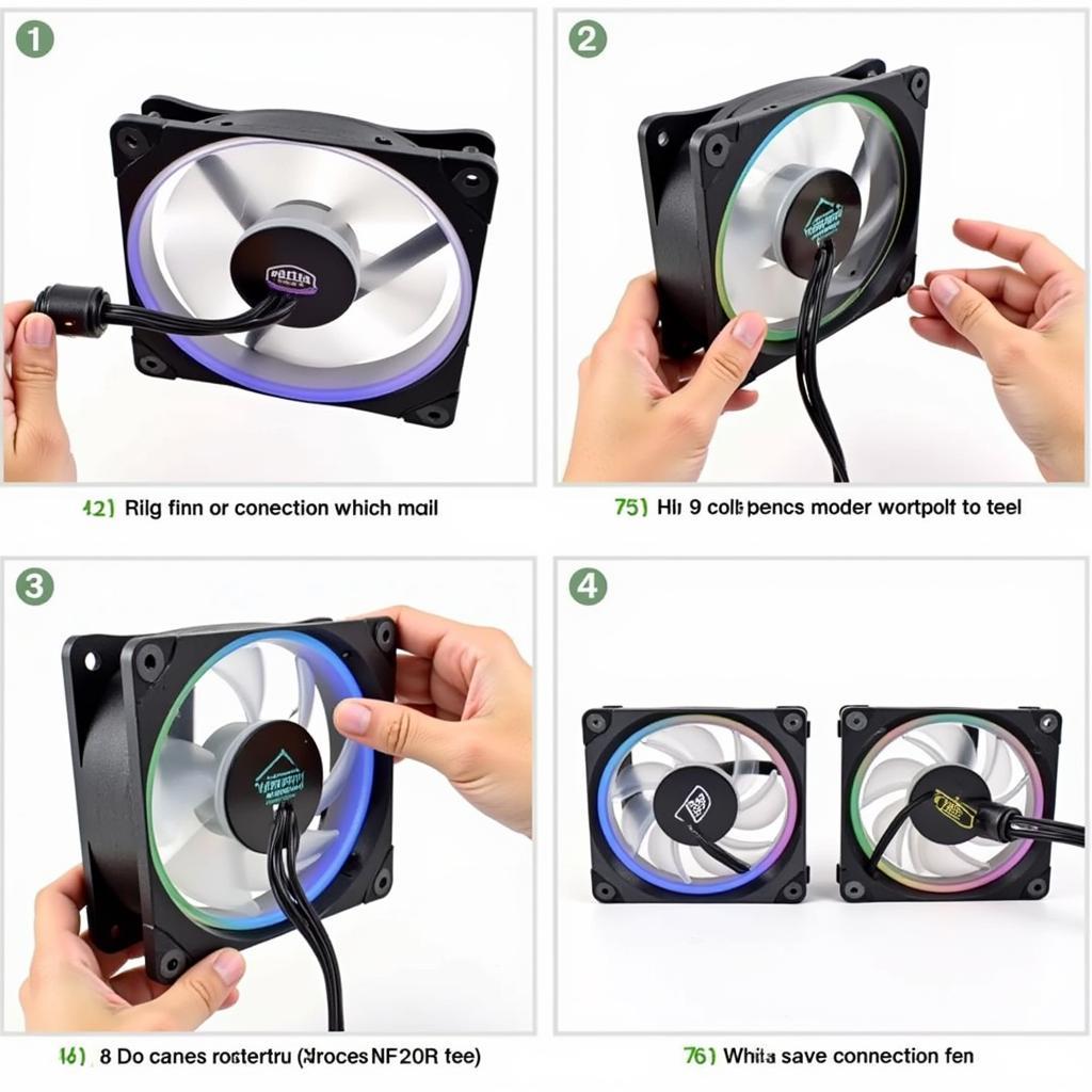 Cooler Master MasterFan MF120R RGB Fan Installation Guide