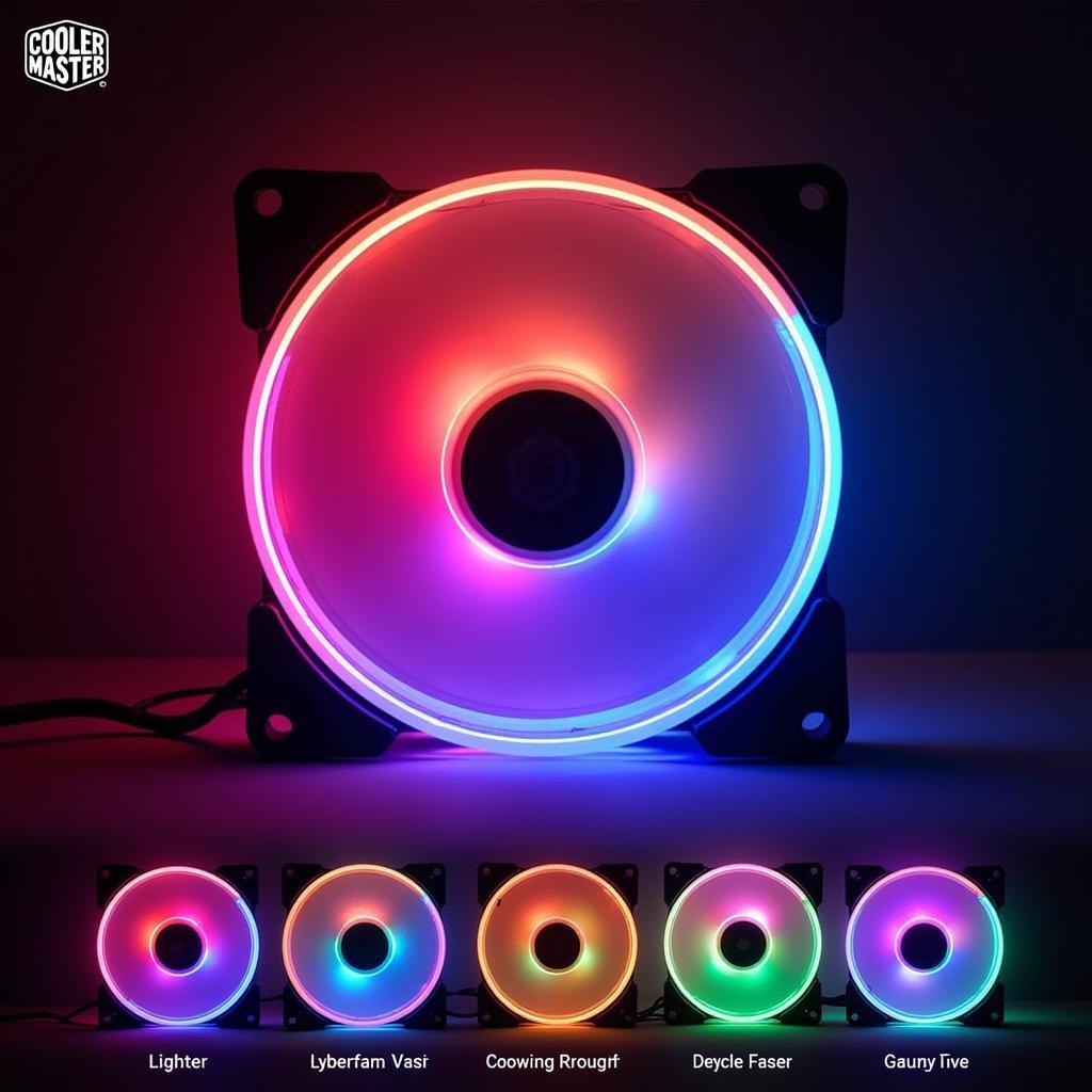 Cooler Master MF120R ARGB Fan RGB Lighting Display