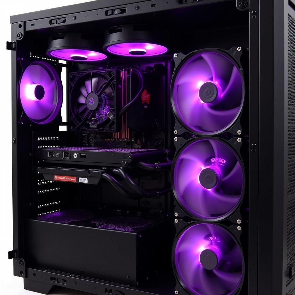 Cooler Master No Light Fan Installed in PC