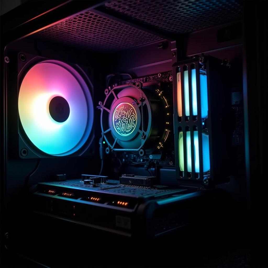 Cooler Master RGB 300 Fan in PC Case