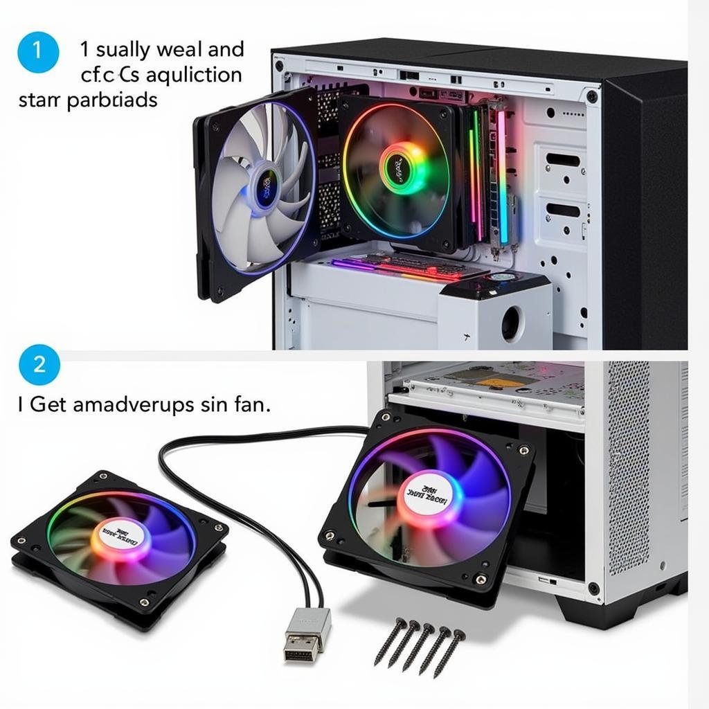 Cooler Master RGB 300 Fan Installation