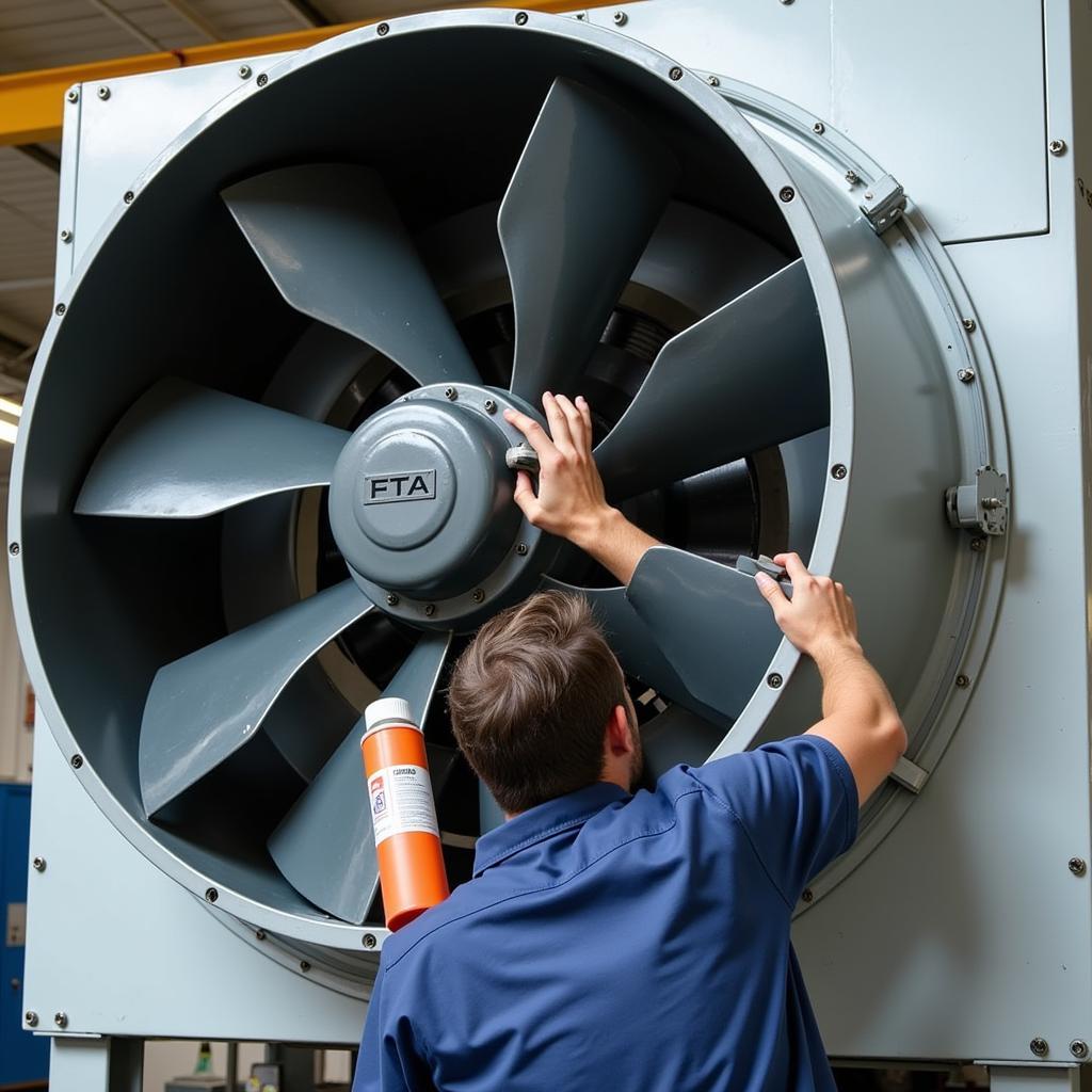 Cooling Tower Fan Maintenance