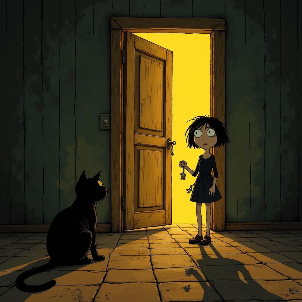 Coraline's escape from the other world