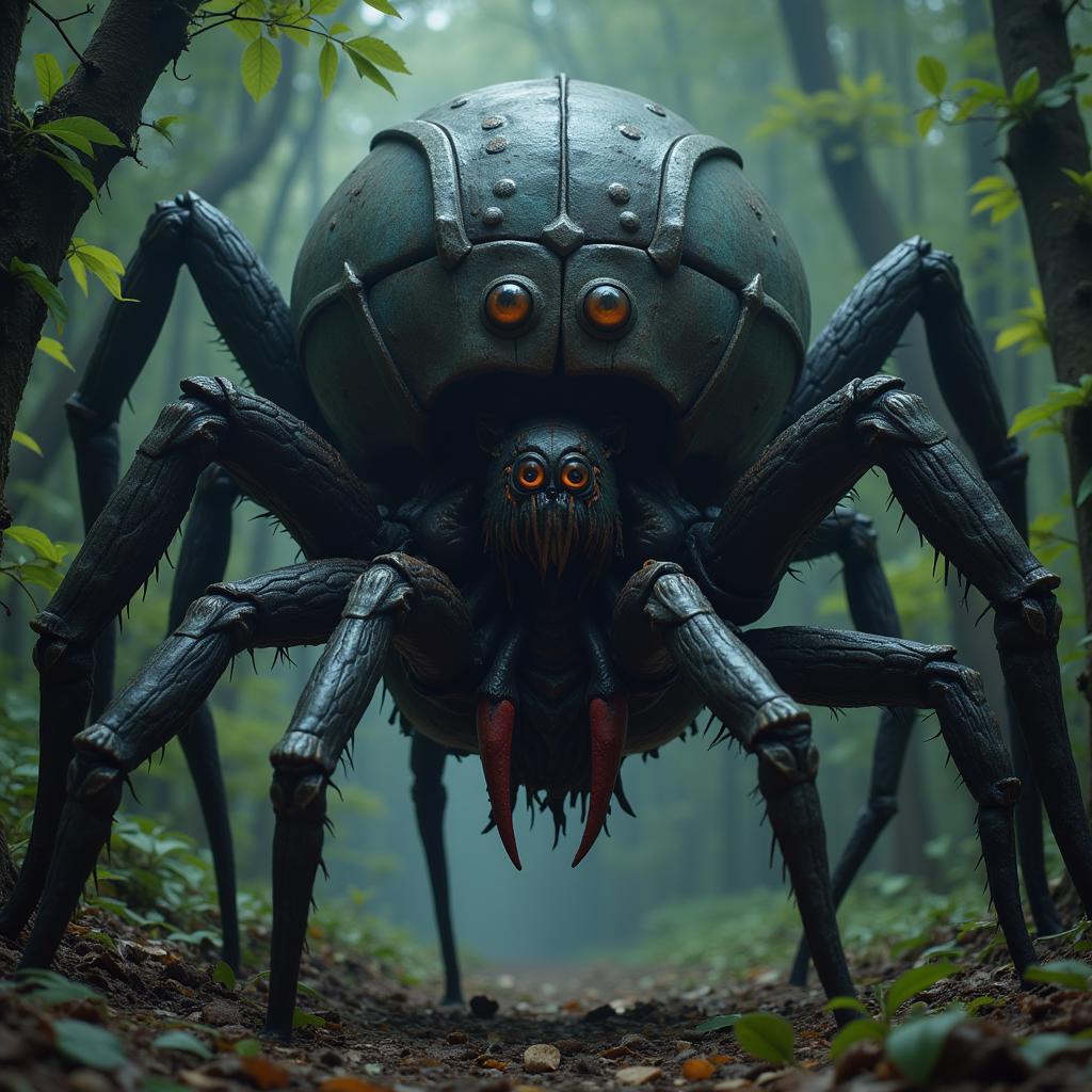 Coraline's Other Mother in her true, spider-like form