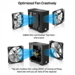 Corsair 400C Optimized Fan Configuration