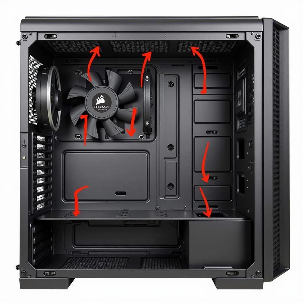 Corsair Obsidian 500D Optimal Fan Configuration