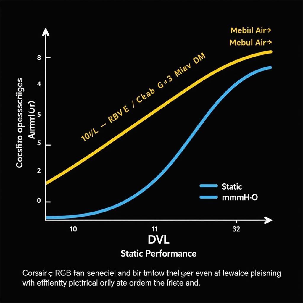 Corsair RGB Fan Performance Chart