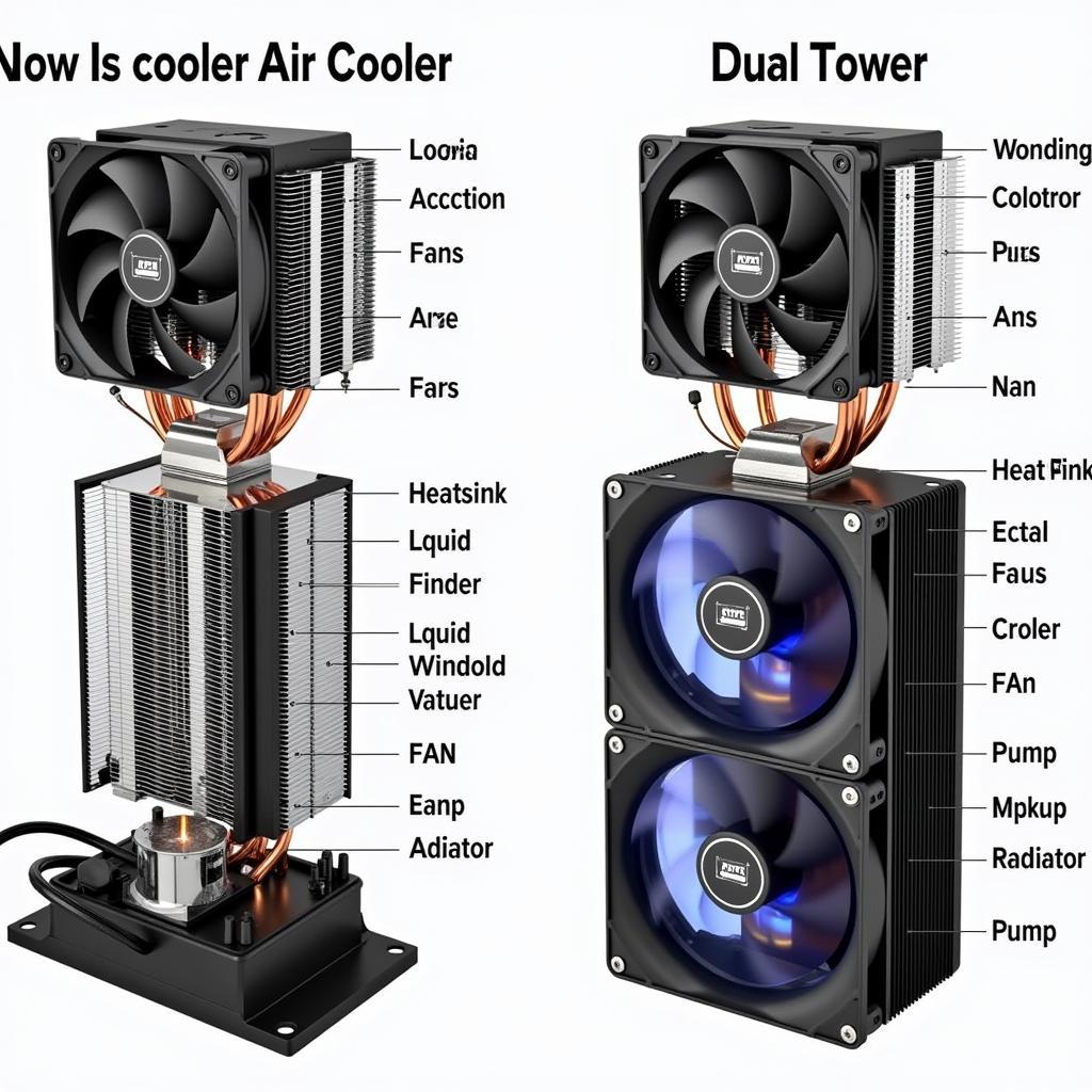 CPU Cooler Types Comparison