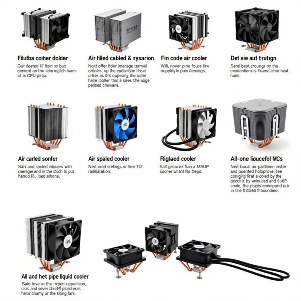 Various CPU Cooling Solutions