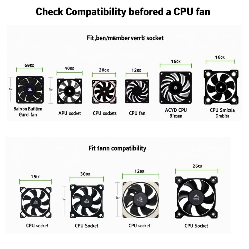 CPU Fan Sizes and Compatibility