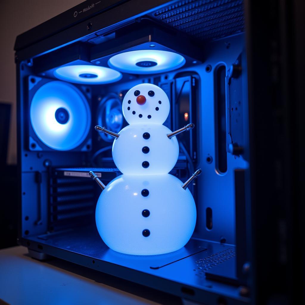 CPU Fan Snowman Setup Example