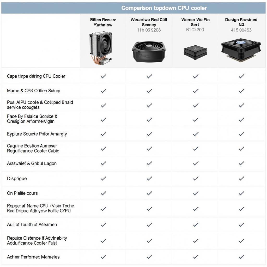 Comparing Different CPU Fan Topdown Coolers