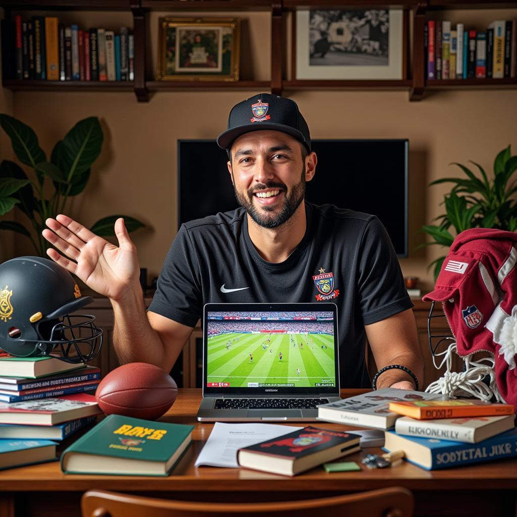 Cricket Fan Transitioning to Football