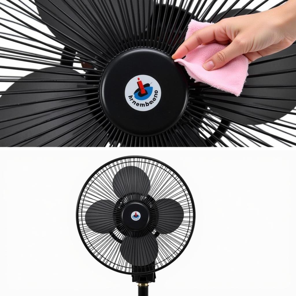 Cleaning a Crompton Pedestal Fan Black