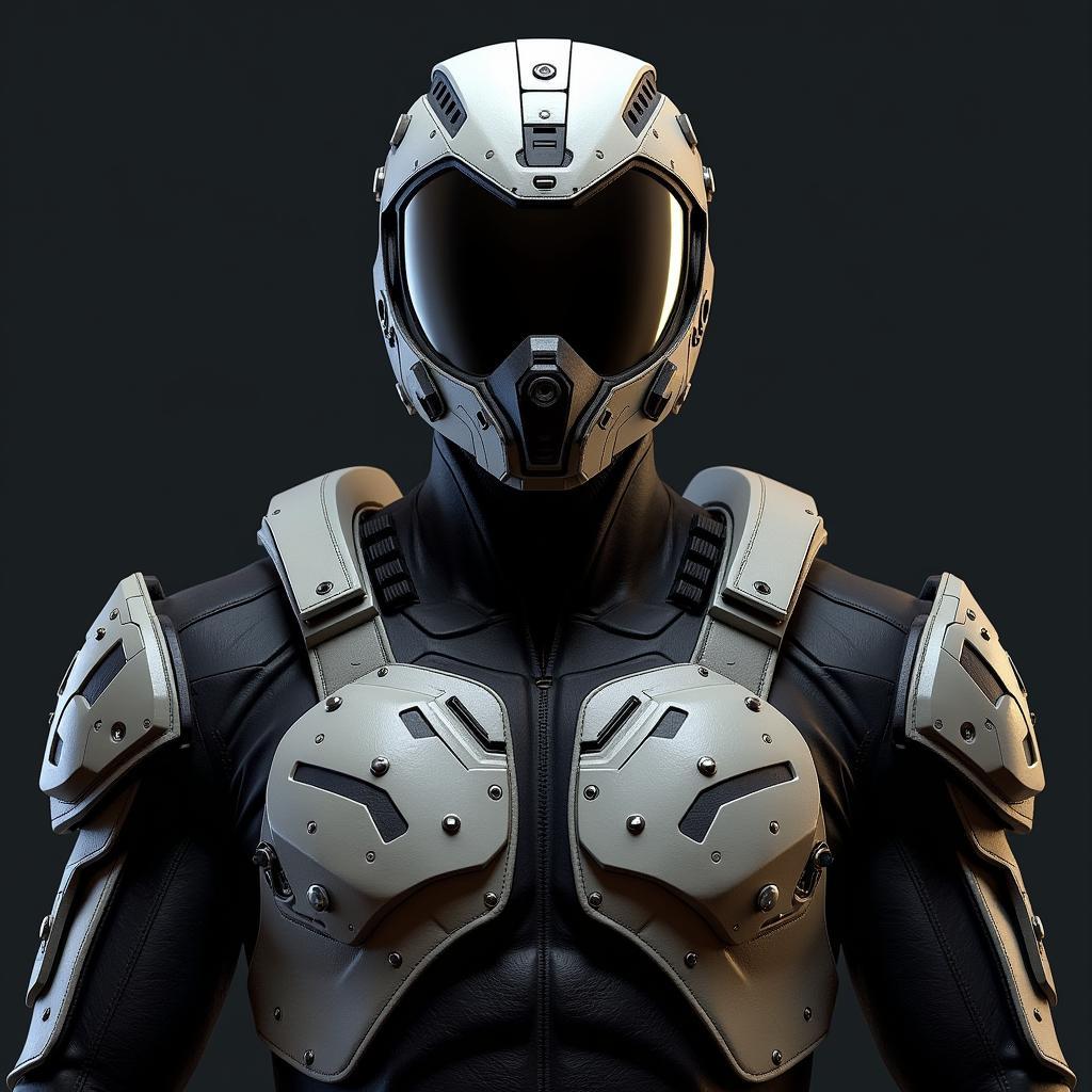 Close-up of the Crysis 3 Nanosuit