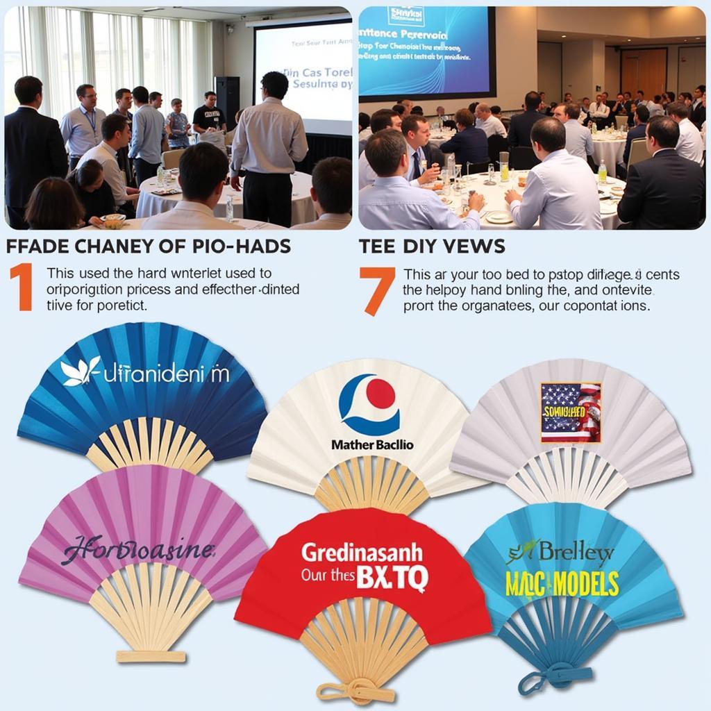 Custom Shape Hand Fans for Corporate Events