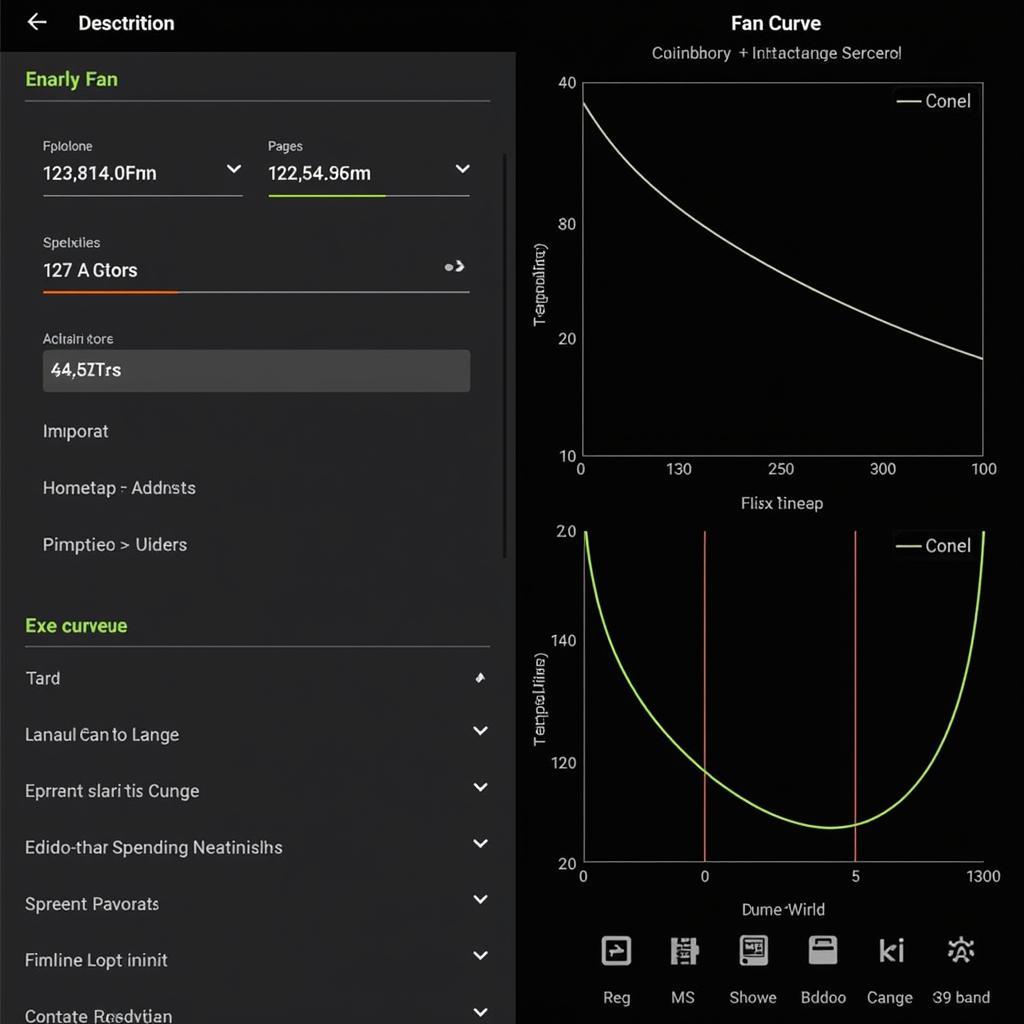 Screenshot showing a customized fan curve for an RTX 2080.