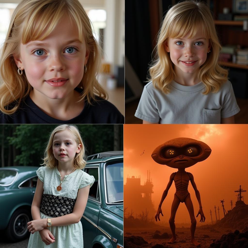 Dakota Fanning in I Am Sam and War of the Worlds