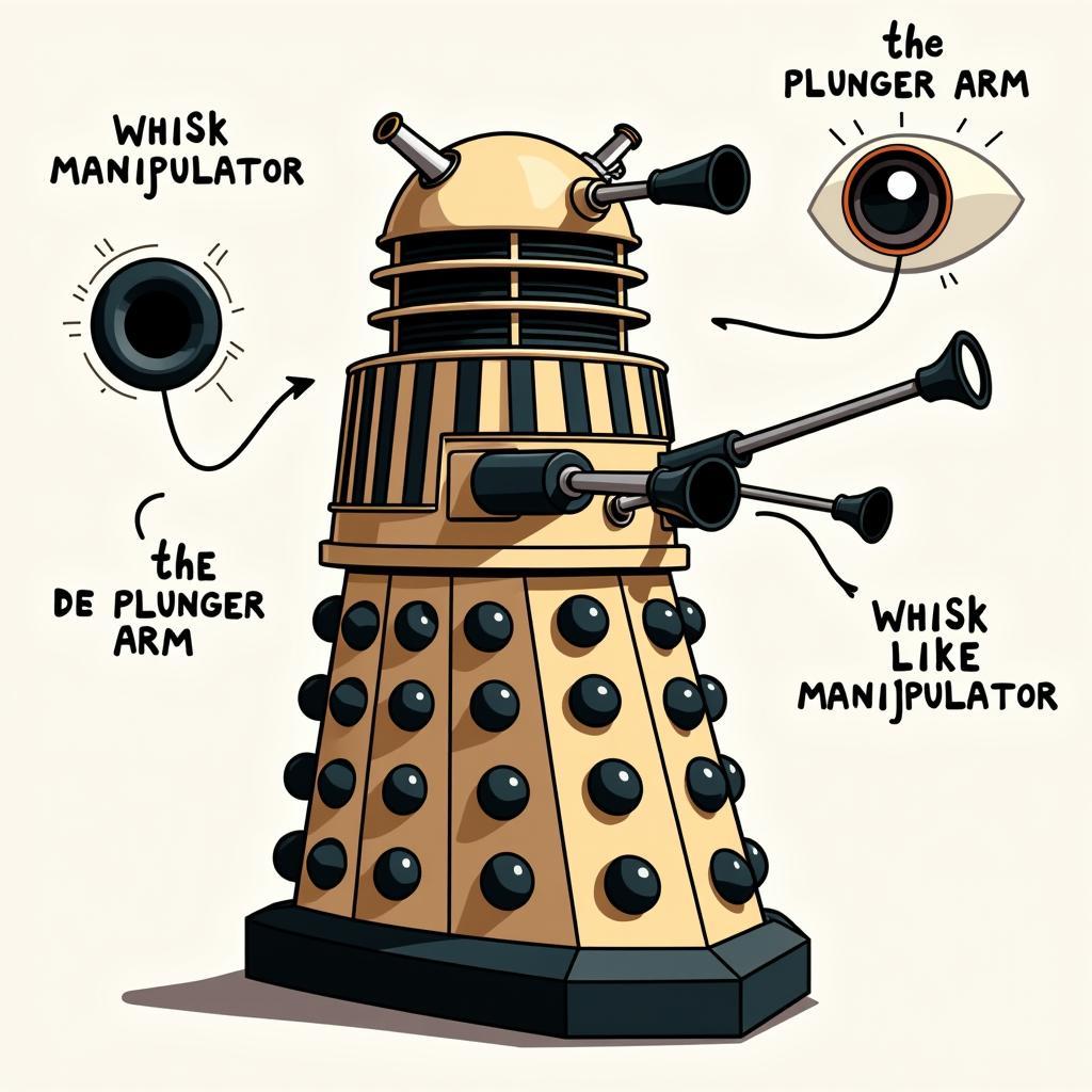 Dalek Design Analysis: Plunger, Whisk, and Eye