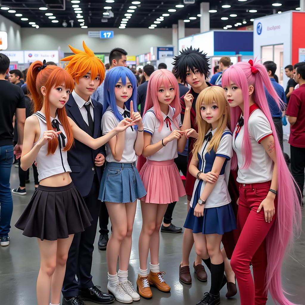 Danganronpa Cosplay at Anime Convention