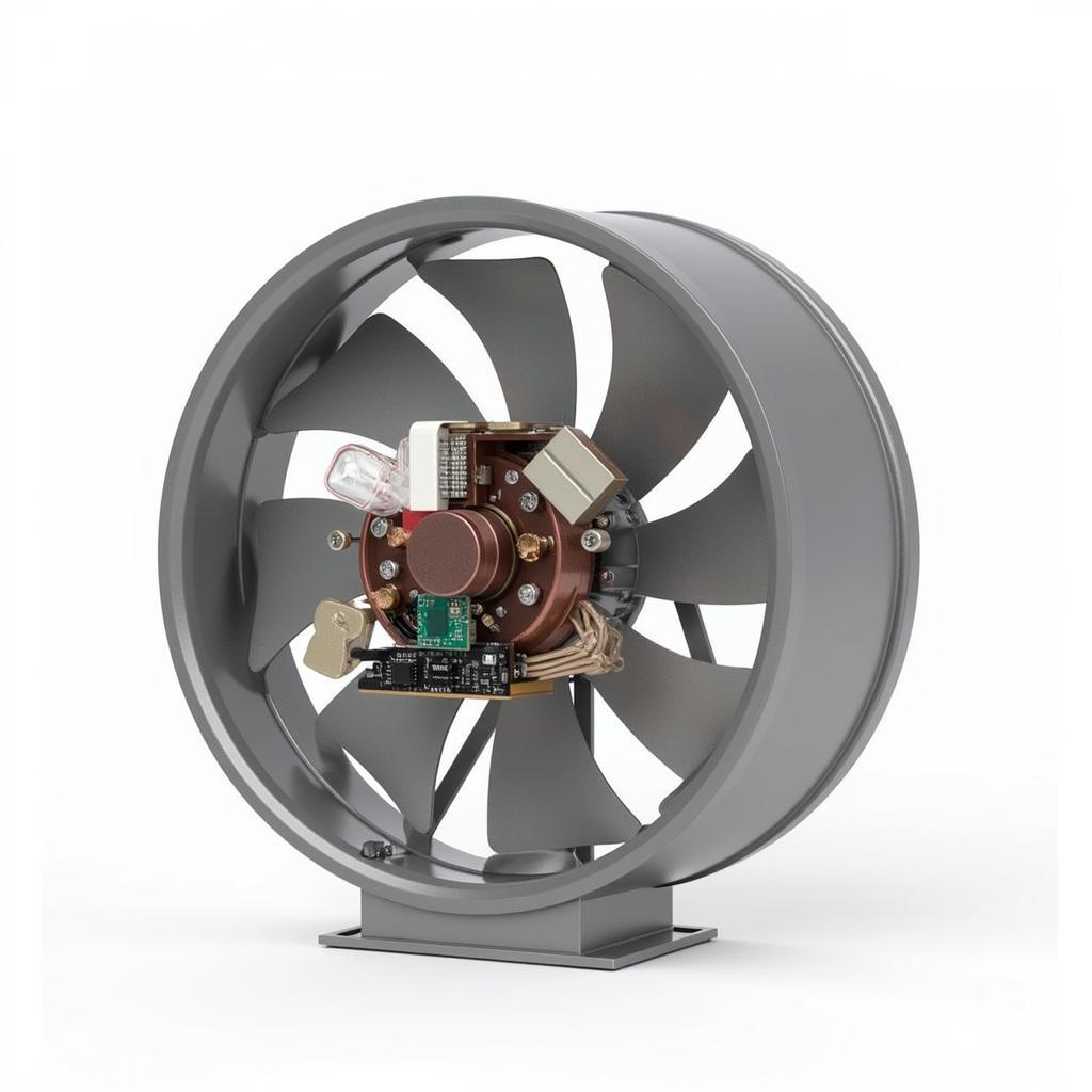 DC Brushless Fan 12V Internal Components