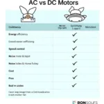 DC Motor vs. AC Motor Comparison