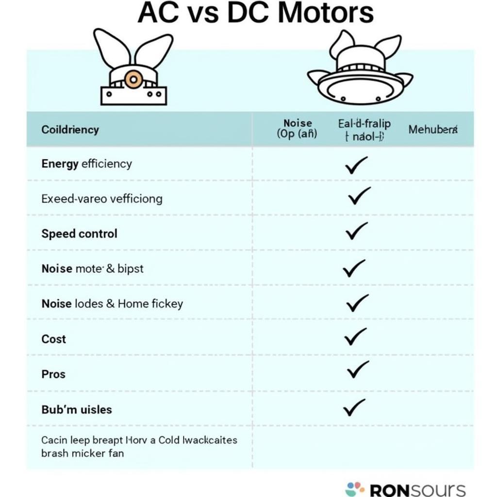 DC Motor vs. AC Motor Comparison