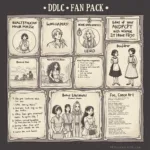 Doki Doki Literature Club Fan Pack Contents